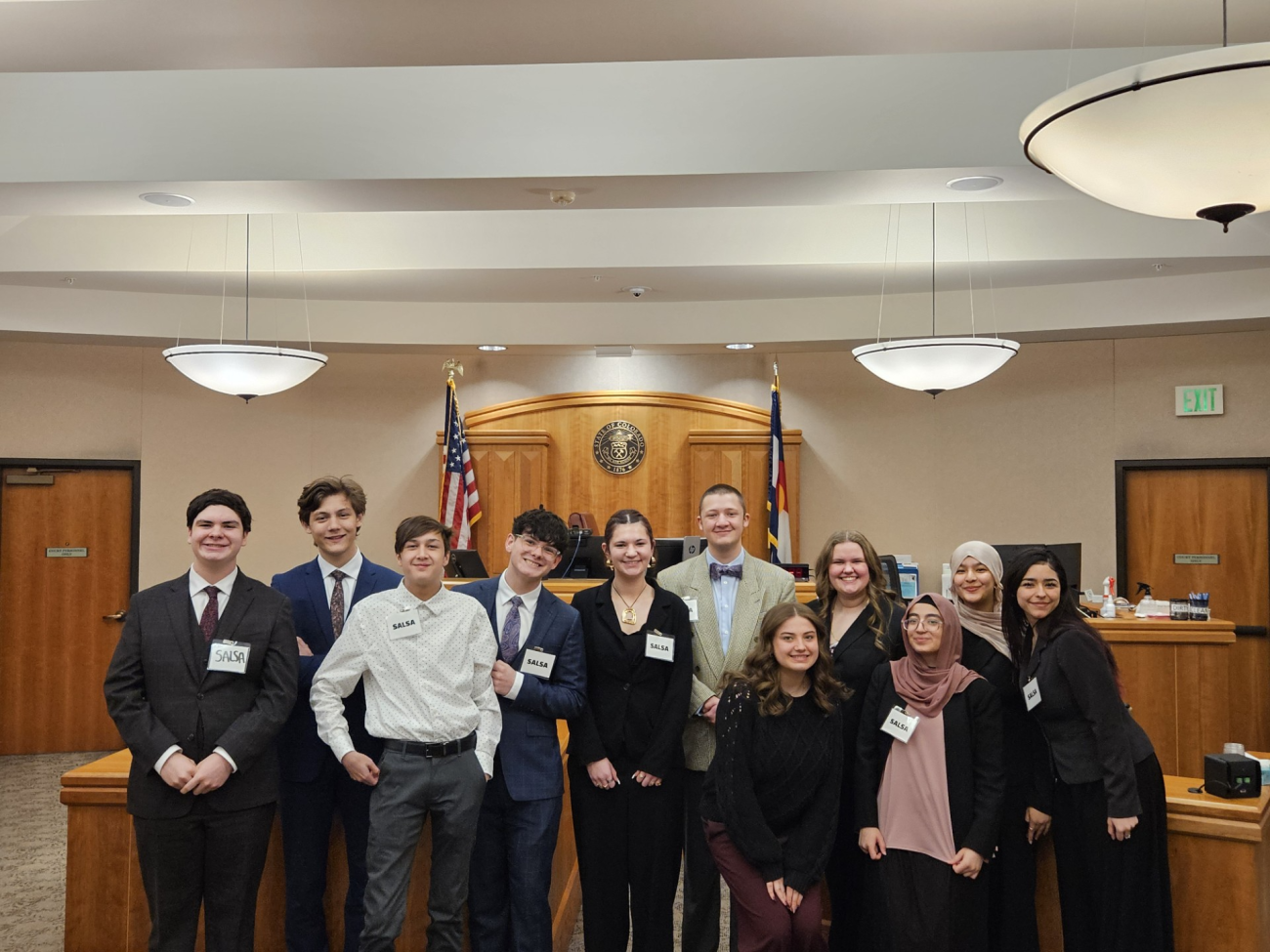 Mock Trial Students