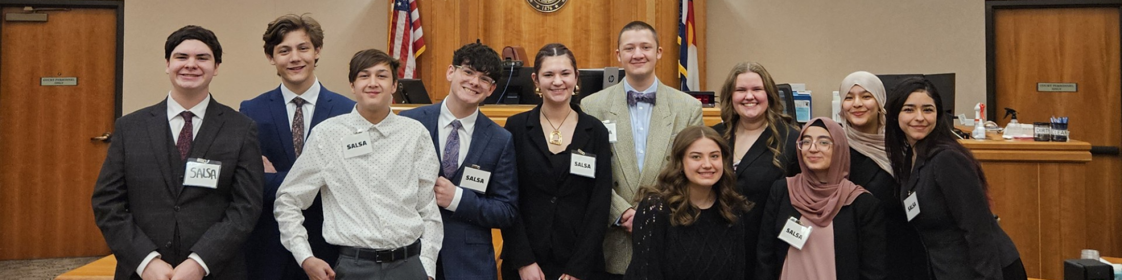 Mock Trial Students