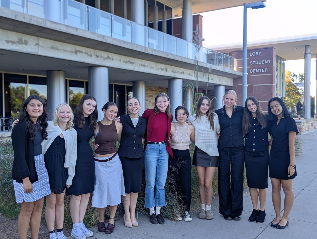  FCCLA (Family Careeer Community Leaders of America) students attending the Northern District Fall conference at Colorado State Univeristy. At the conference students attended workshops, learned about STAR events and heard from a key note speaker. 