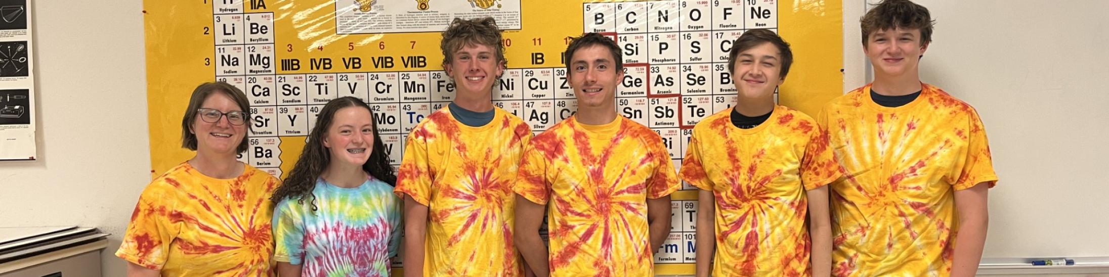 Chemistry club members.