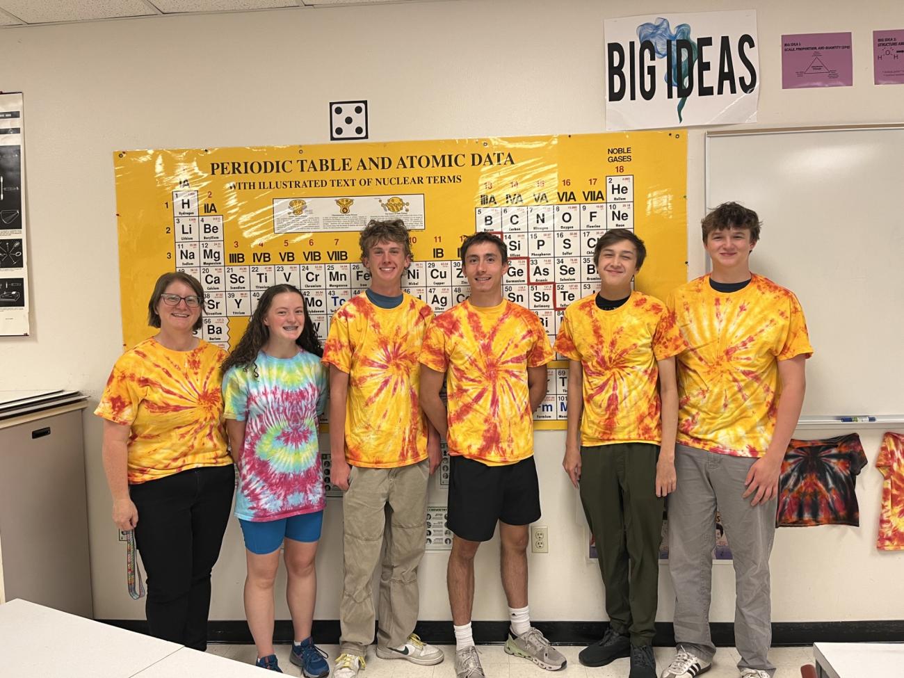 Chemistry club members.