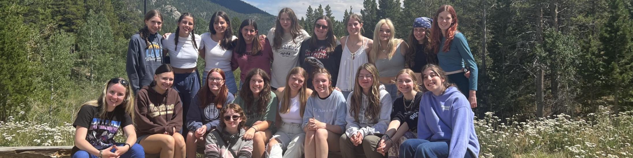 Prima Voce Choir in Estes Park at their annual retreat.