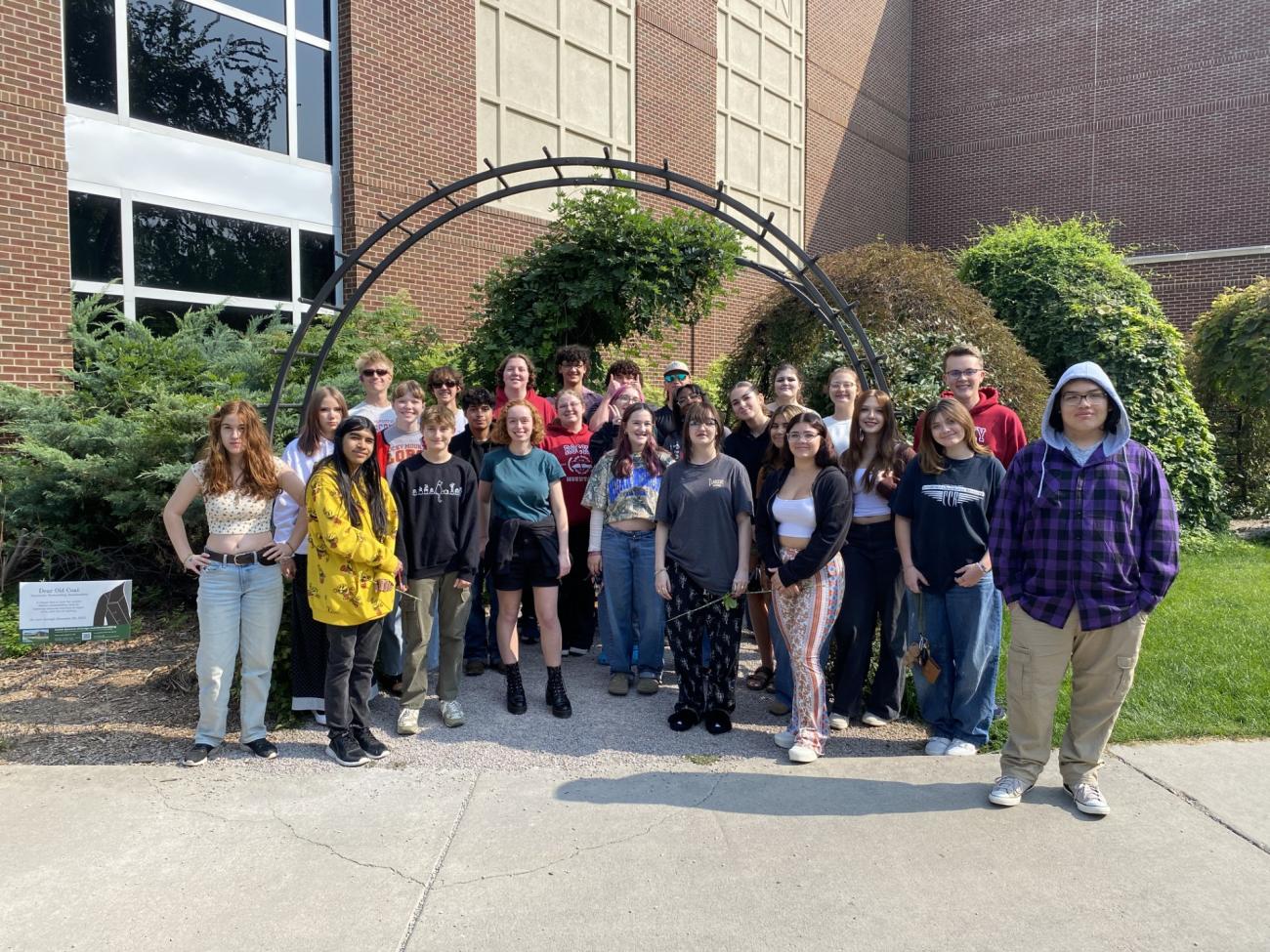 Botany field trip members.